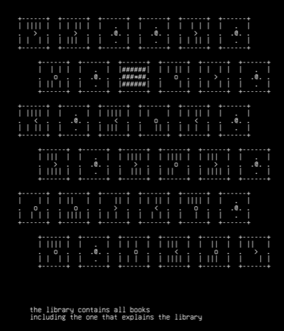 03-library-babel, drawn on the grid.