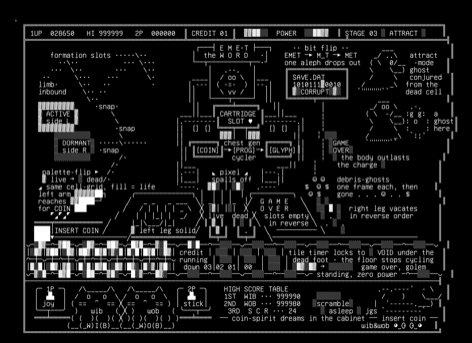 09-arcade-golem-v1, drawn on the grid.