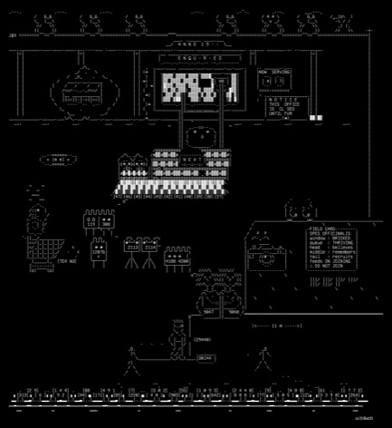 18-the-queue-evolves, drawn on the grid.
