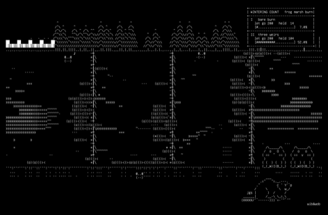 beaver-dam-still, drawn on the grid.