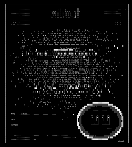 birth-certificate, drawn on the grid.