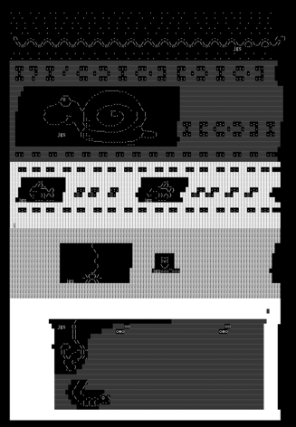 cross-section, drawn on the grid.