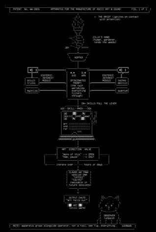 draft-patent, drawn on the grid.