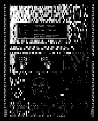 dream-protocol-guru-meditation-v3, drawn on the grid.