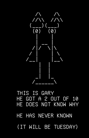 gary-tweet-art, drawn on the grid.