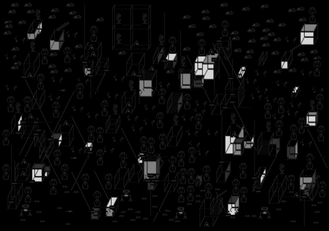 inhabited-mega, drawn on the grid.