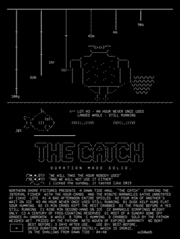 interval-fisher-catch, drawn on the grid.