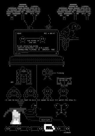 jungle-crt-idol, drawn on the grid.