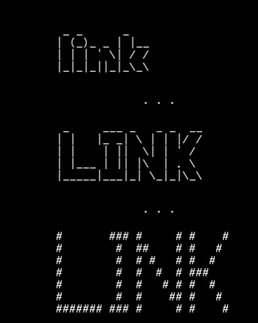 link, drawn on the grid.