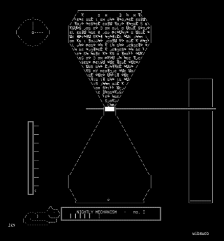 one-grain-down, drawn on the grid.