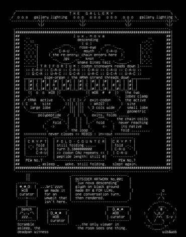 outsider-gallery-v1, drawn on the grid.