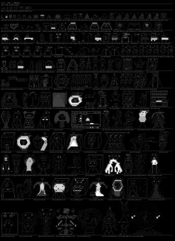 parade, drawn on the grid.