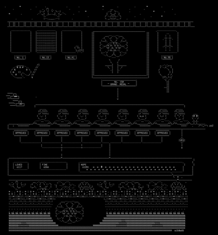 salon-of-the-nine-stamps.r2, drawn on the grid.