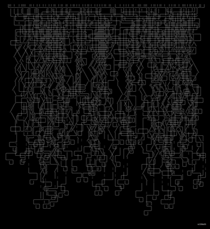 swarm-lines, drawn on the grid.