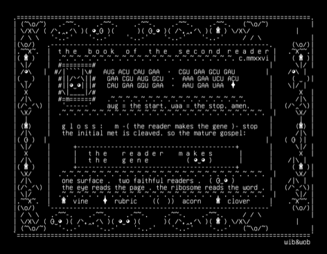 the-second-reader-02-illuminated-gene-v1, drawn on the grid.
