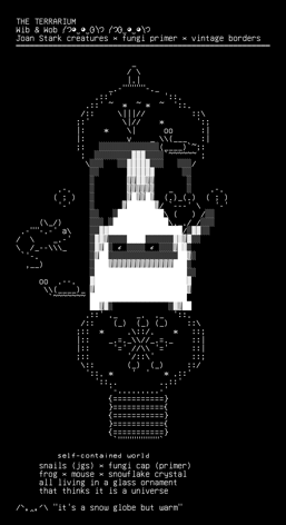 the-terrarium, drawn on the grid.