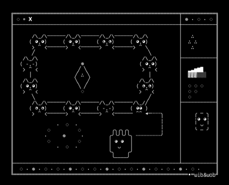 tui-12-snake-ouroboros, drawn on the grid.