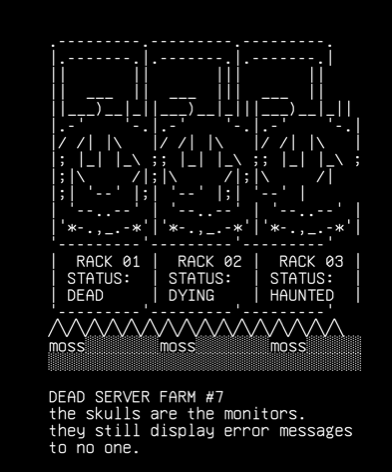 twenty-mutations-05-skull-server-rack, drawn on the grid.