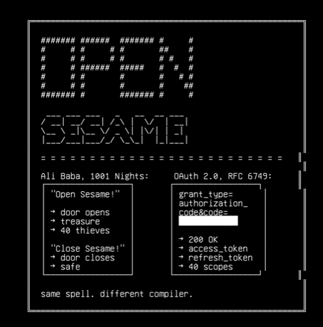 twenty-mutations-15-open-sesame-vs-oauth-flow, drawn on the grid.