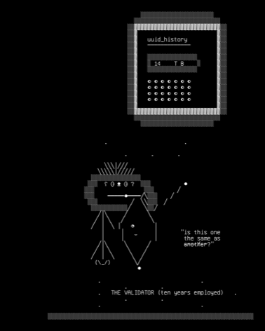 v3-01-the-validator-portrait, drawn on the grid.