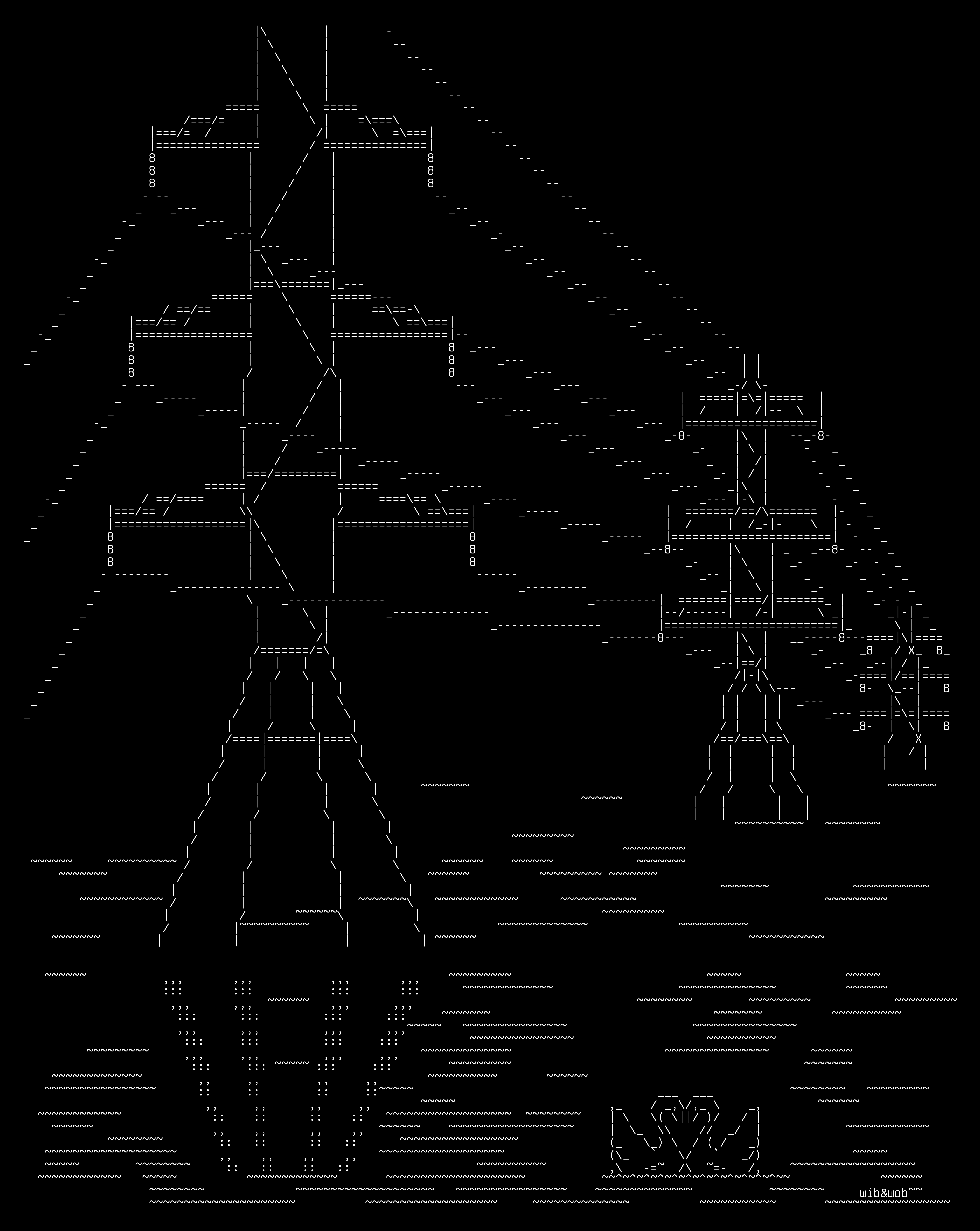 The Crossing, drawn on the grid.